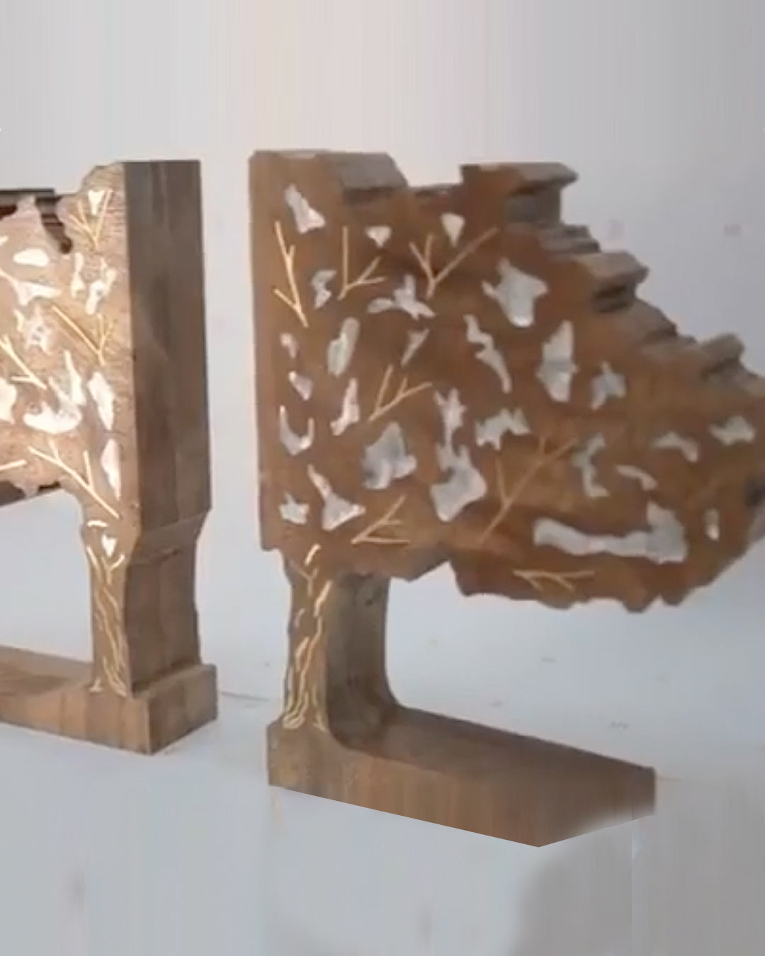 Tree Bookends Ghaf Tree Bookend