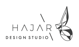 Hajar design logo